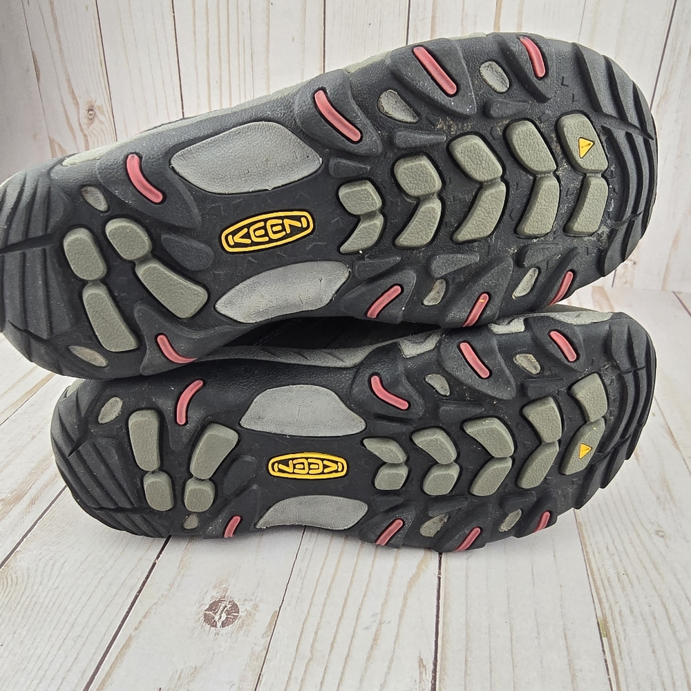 Keen Hiking Shoes Pink and Gray Women’s Size 7.5 - Picture 7 of 16